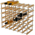 Customized design 72 bottle traditional modular pine wood wine rack kits